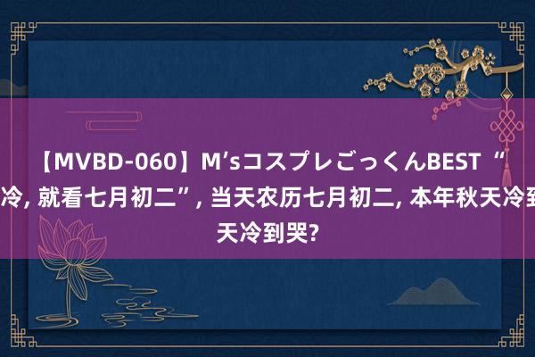 【MVBD-060】M’sコスプレごっくんBEST “冷不冷, 就看七月初二”, 当天农历七月初二, 本年秋天冷到哭?