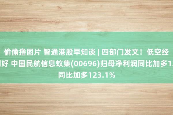 偷偷撸图片 智通港股早知谈 | 四部门发文！低空经济迎利好 中国民航信息蚁集(00696)归母净利润同比加多123.1%