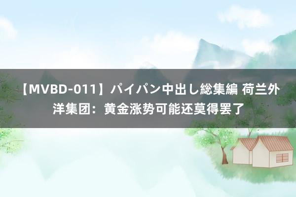 【MVBD-011】パイパン中出し総集編 荷兰外洋集团：黄金涨势可能还莫得罢了