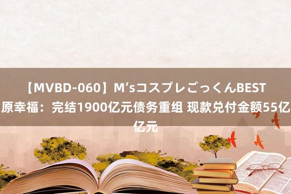 【MVBD-060】M’sコスプレごっくんBEST 中原幸福：完结1900亿元债务重组 现款兑付金额55亿元