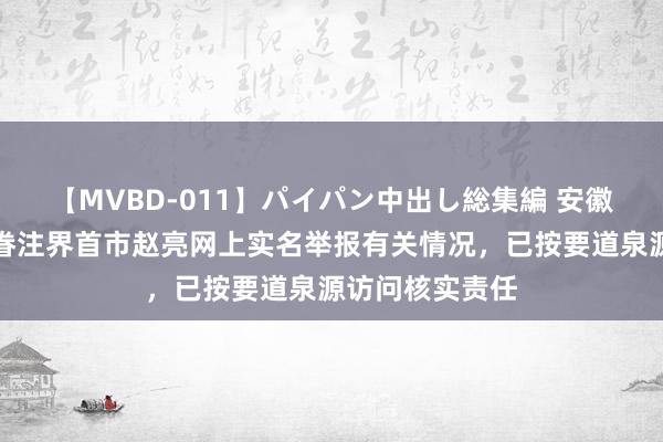 【MVBD-011】パイパン中出し総集編 安徽省纪委监委已眷注界首市赵亮网上实名举报有关情况，已按要道泉源访问核实责任